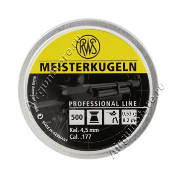 Пули RWS MEISTERKUGELN 0,53g 4,50mm 500шт