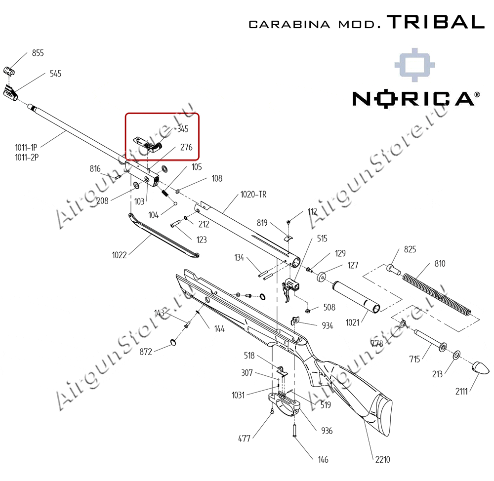 Взрыв-схема Norica