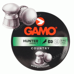 Пули GAMO HUNTER 0,49g 4,5mm 250шт