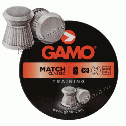 Пули GAMO MATCH 0,49g 4,5mm 500шт