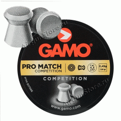 Пули GAMO PRO MATCH 0,49g 4,5mm 500шт