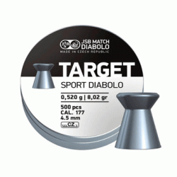 Пули JSB MATCH DIABOLO TARGET SPORT 0,520g  4,50mm 500шт