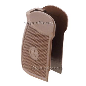 Рукоятка МР-654, коричневая, нового образца [82663] купить в интернет-магазине