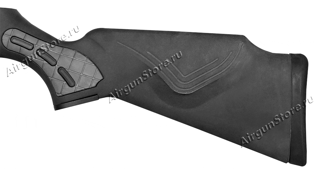 Приклад с резиновым затыльником шириной 15-20 мм