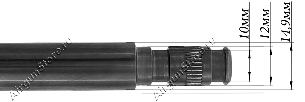 Модератор для Gamo с сужением до 12 мм