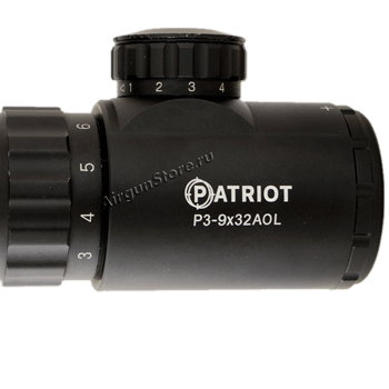 Оптический прицел Patriot P3-9x32AOL маркировка модели