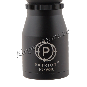 Прицел Patriot (Patrict™) P3-9x40 маркировка модели