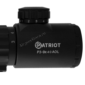 Прицел Patriot 3-9x40AOL маркировка модели