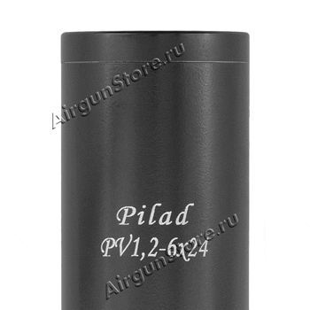 Маркировка на объективе прицела Пилад 1.2-6х24