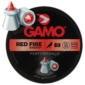 Пули GAMO RED FIRE 0,51g 4,5mm 125шт