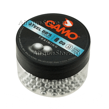 Пули Gamo Steel BB's 0,35 гр, 4,5 мм, 500 шт, упаковка - банка