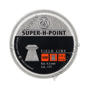 Пули RWS SUPER-H-POINT 0,45g 4,5mm 500шт