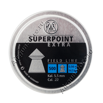 Пули RWS SUPERPOINT Extra 0,94g 5,5mm 500шт